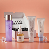 Routine de Printemps – Hydratation · Éclat · Soin · SPF50+ | Coffret K-Beauty 4 produits