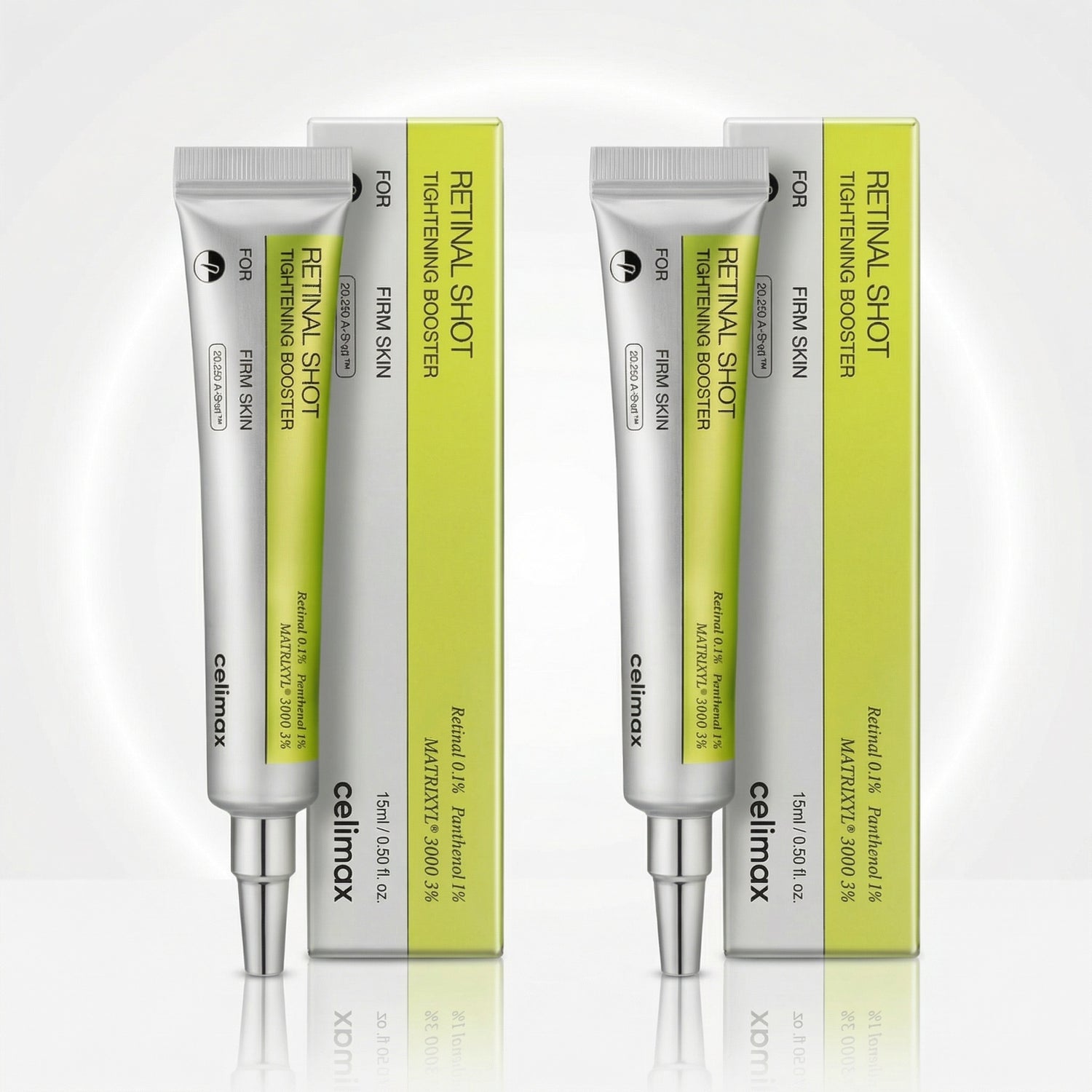 Celimax Retinal Booster Duo – 2× Vita A Retinal Shot Tightening Booster für Anti-Aging, glattere Haut und sichtbare Faltenreduktion